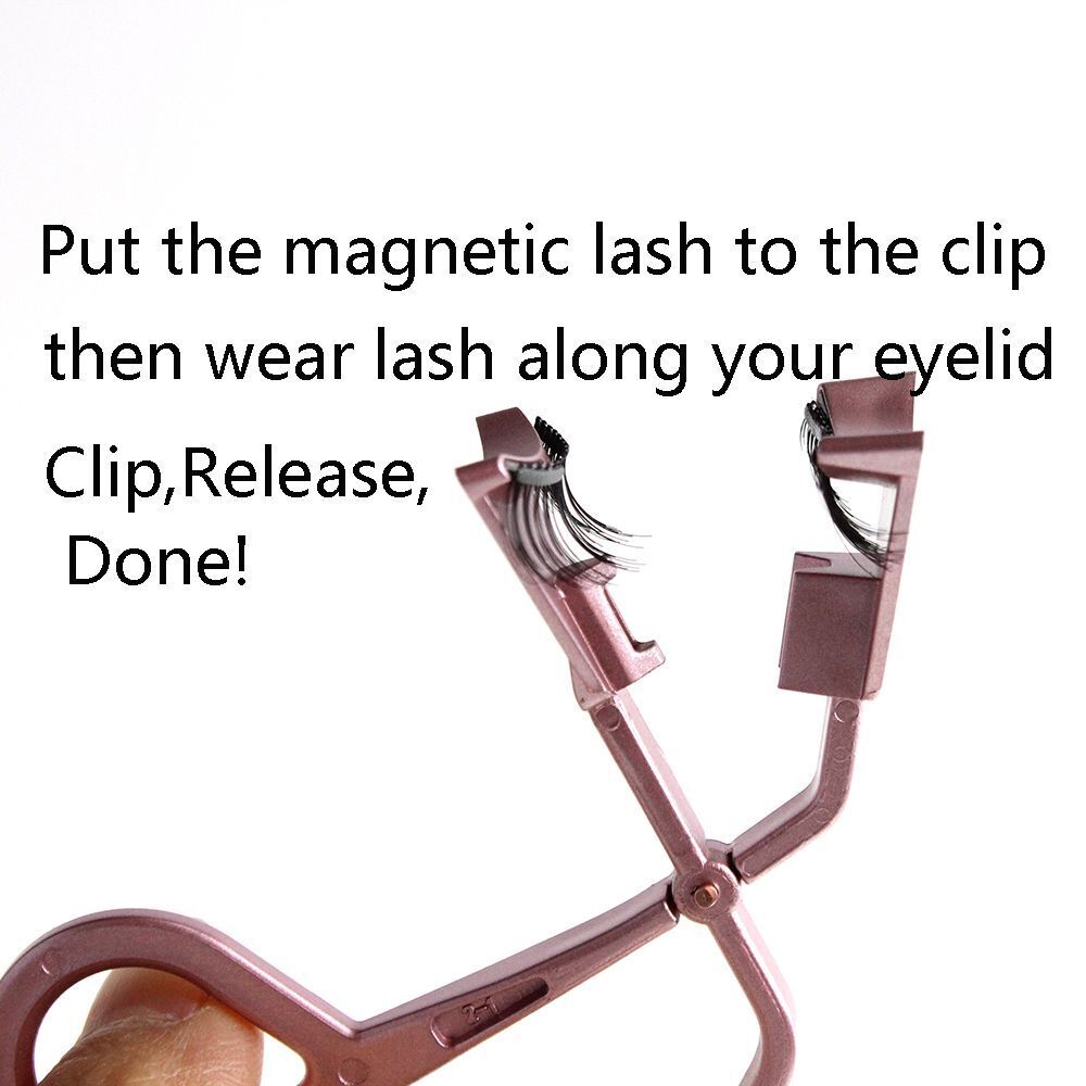 Magnetic Eyelashes No Glue Needed Eyelashes Magnetic Eyelashs Clip Dual Magnets