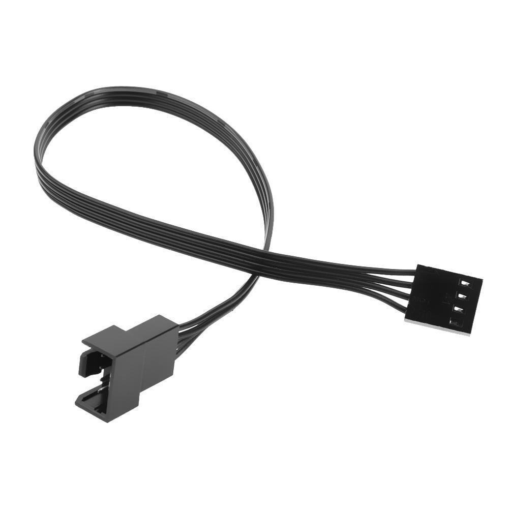 2pcs Motherboard 4Pin Female to PWM Fan 4Pin Male Power Adapter Cable Wire