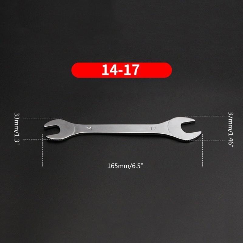 Open Ended Spanner Double End Wrench Ultra Thin Repairing Tool Narrow Space
