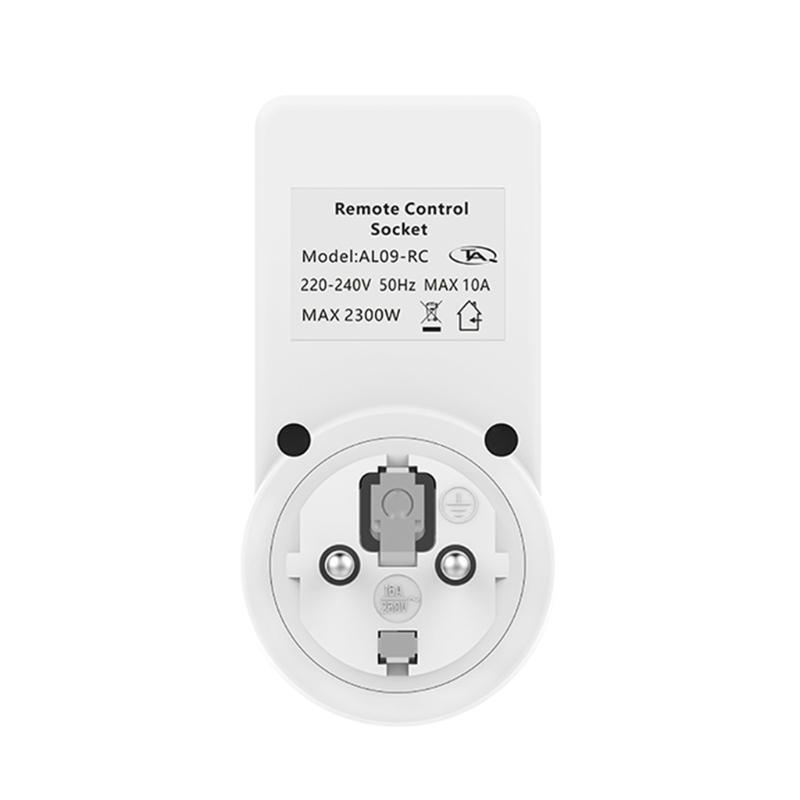 Wireless Remote Control Smart Power Socket Outlet Switch Socket EU Plug Durable