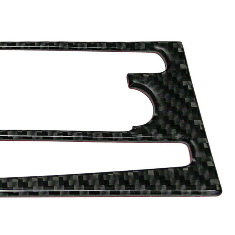 Carbon Fiber AC CD Control Panel Trim Cover Fit For BMW 3 E90 E92 E93 2005-2012