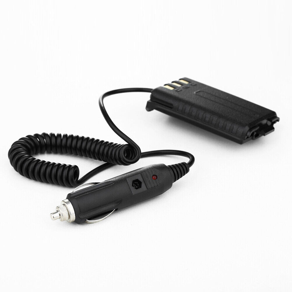 12V Car Charger Battery Eliminator for Baofeng Dual Band Radio UV5R 5RA 5RE