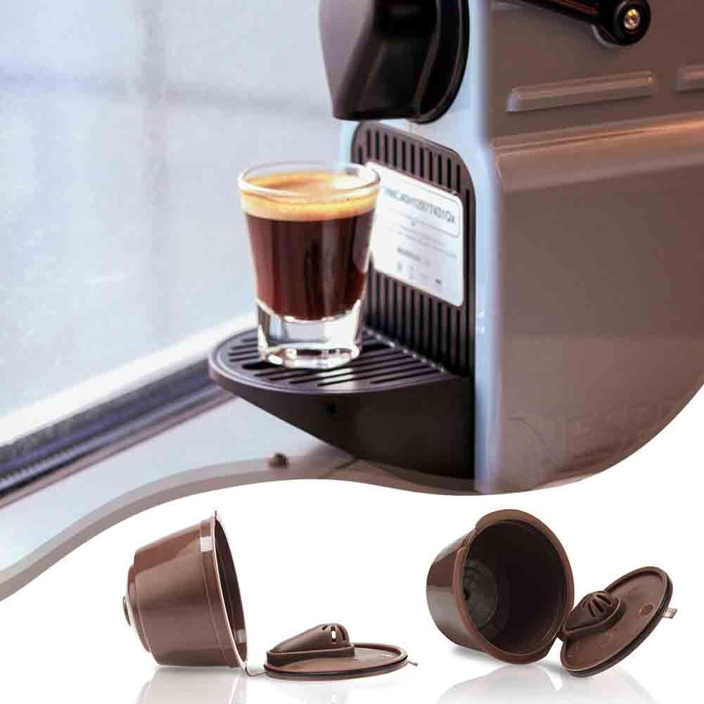3pcs Plastic Coffee Capsule Cup for Dolce/Gusto Refillable Filters (Coffee)