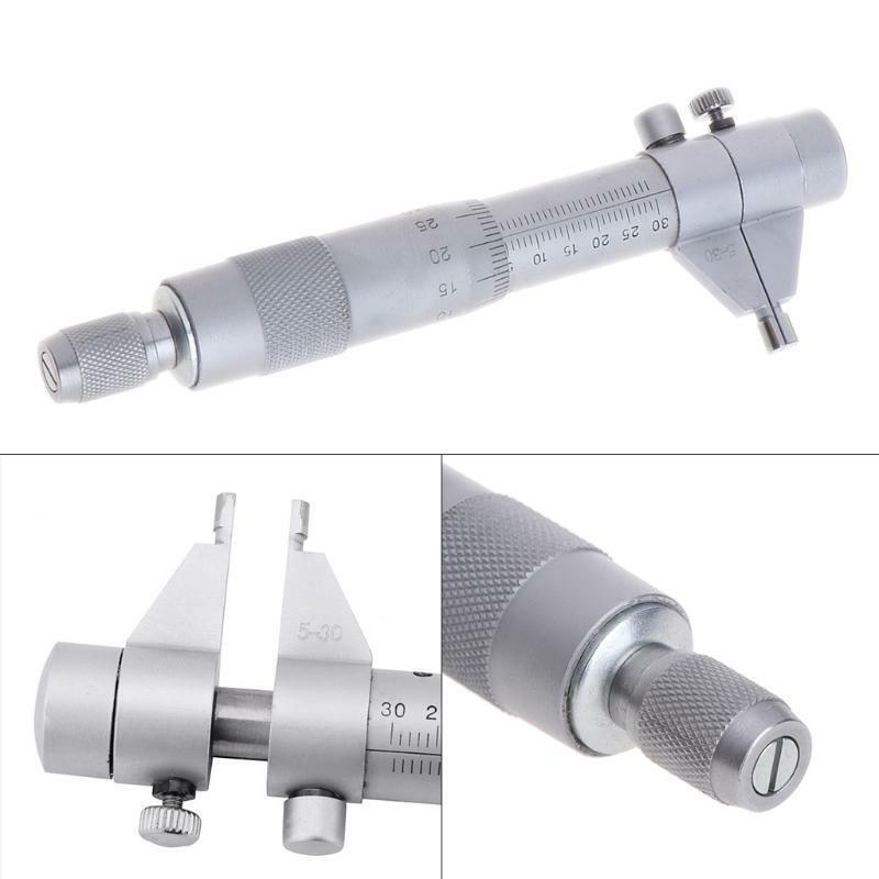 5-30mm Internal Micrometer 0.01mm Stainless Steel Accurate Screw Gauge Metric