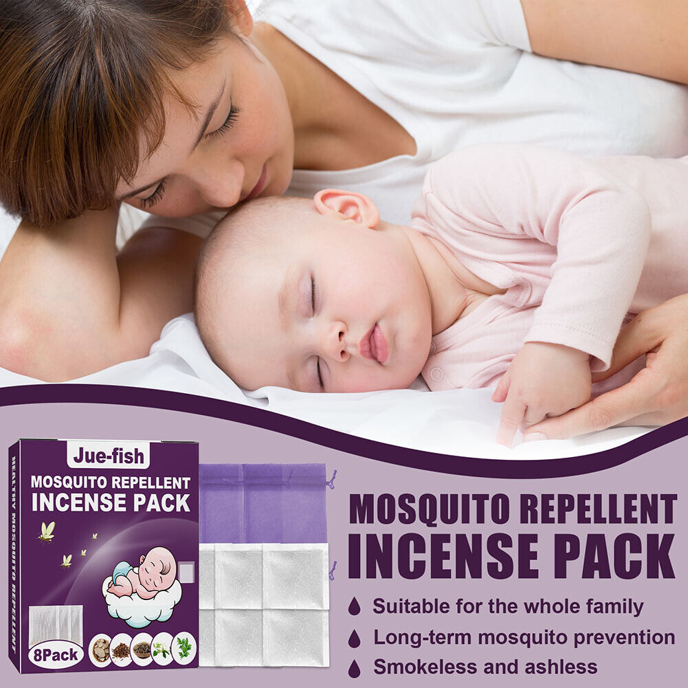 8x Chinese Herbal Sachet Bag Mosquito Repeller Fragrance for Baby Home Room