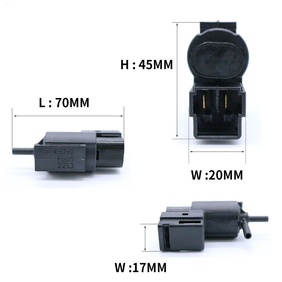 Car Exhaust Gas Solenoid Valve EGR Valve Control EGR Vacuum Switch Purge Valve