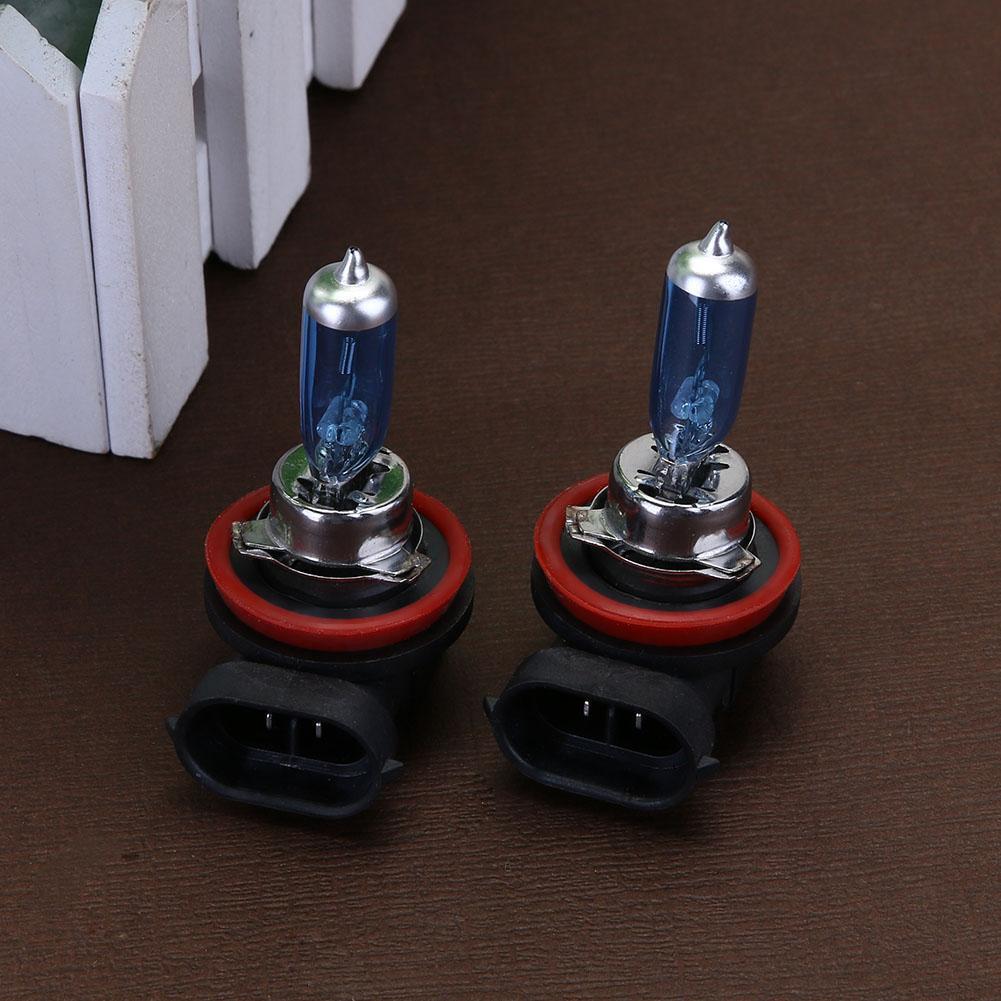 2pcs H11 12V 55W Blue Halogen Light Bulbs for Car Headlamp Headlight