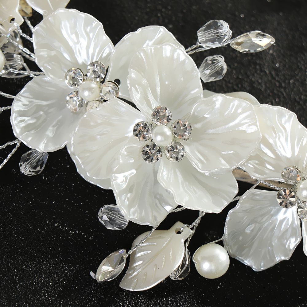 Floral Style Barrette Bridal Clips Flower Hair Pin Bridesmaid Tiara Hair Combs