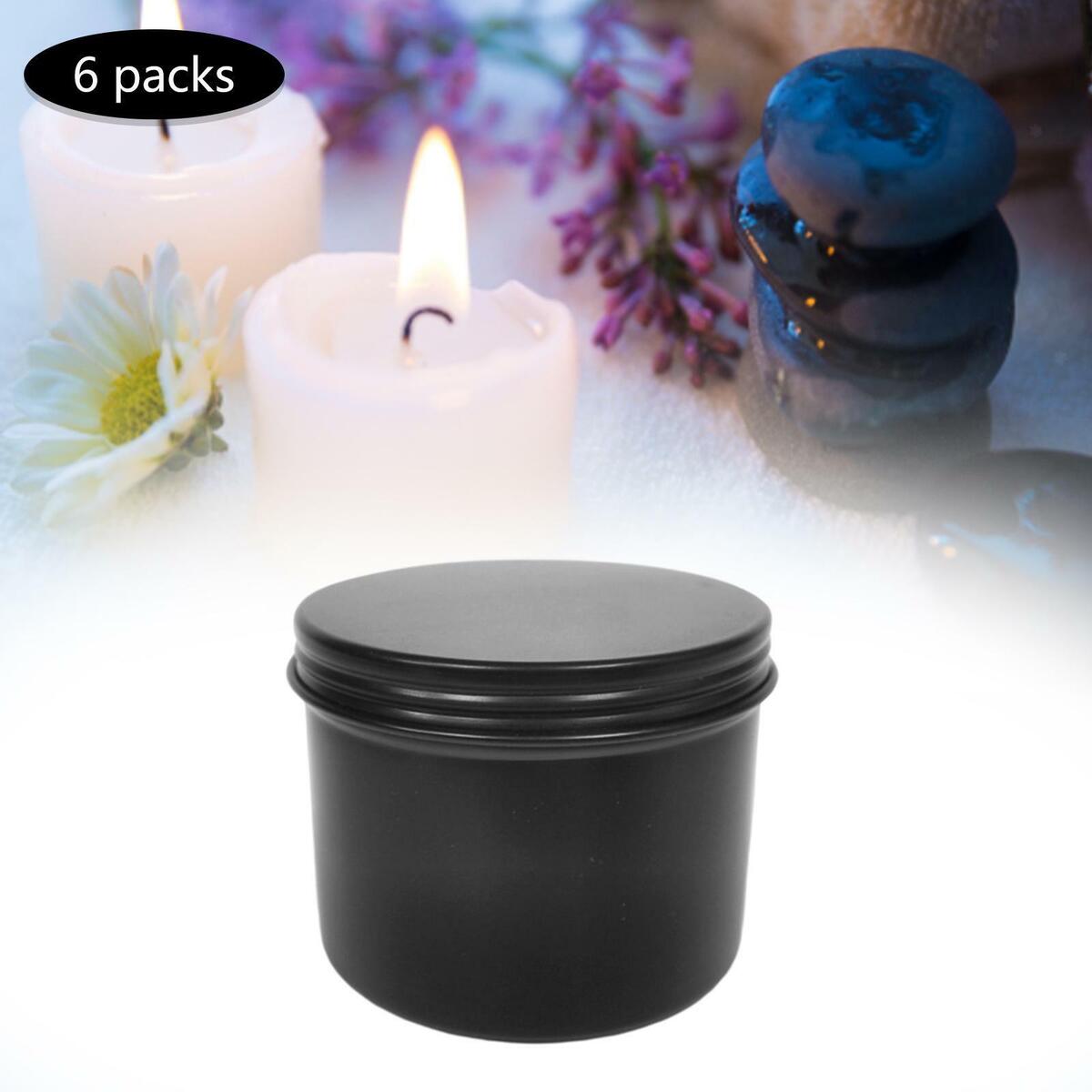 6x Aluminum  150ml Round  Wear Resistant for Cosmetics Travel