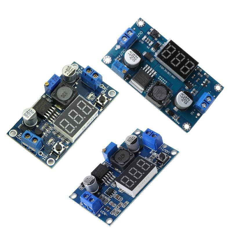 DC 4.0~40 to 1.3-37V LED Voltmeter Step-down Power Converter Module LM2596