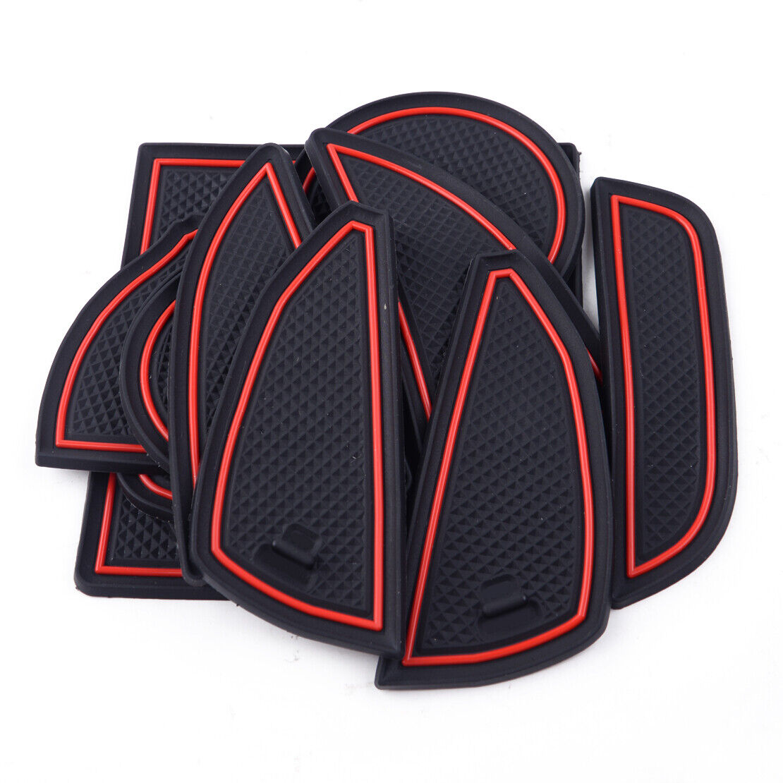 11 Door Gate Slot Mat Pad Console Cup Holder Fit For Dodge Challenger 2015-19 Li