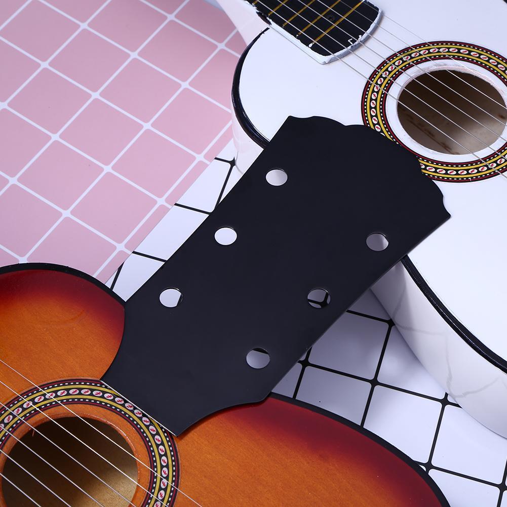 LP Style Steel Metal Electric Guitar Head Template Guitar Making Mold Black