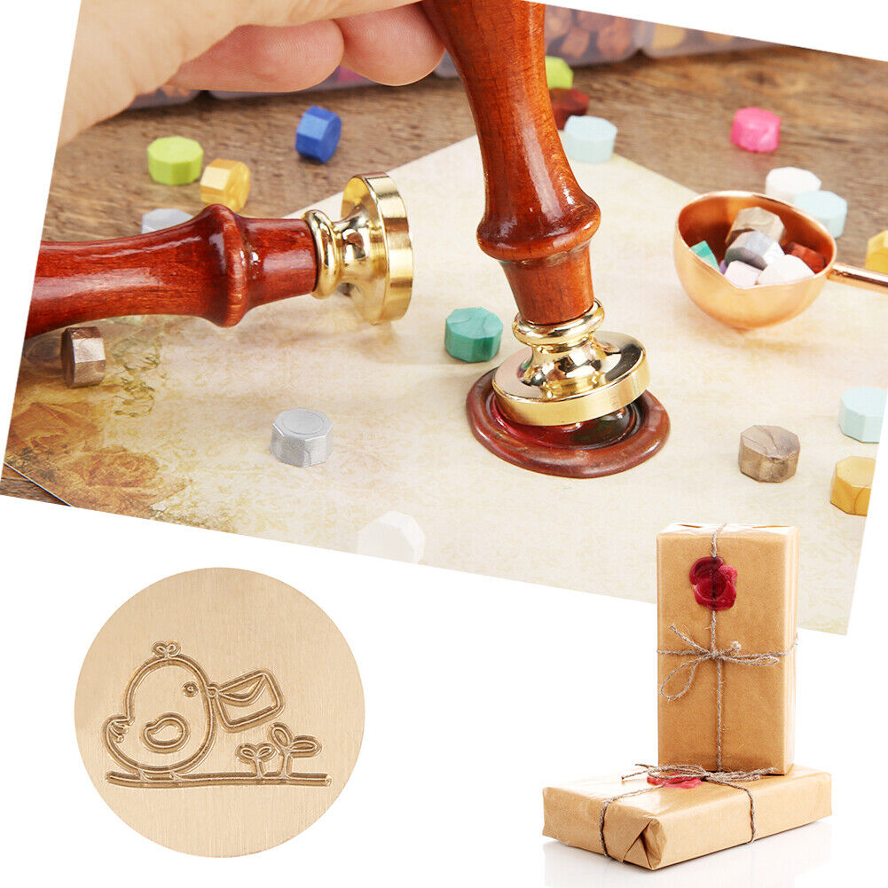 25mm Wax Seal Can Replace Round Copper Head for Stamp Decor (DW14 Chick)