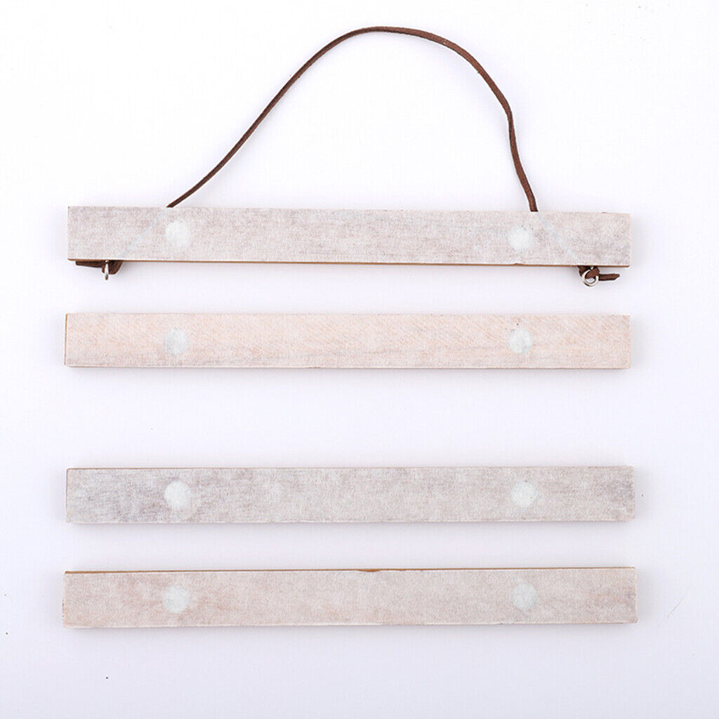 Poster Hanger Magnetic s 8'' Teak Hanging  for Canvas decor for art