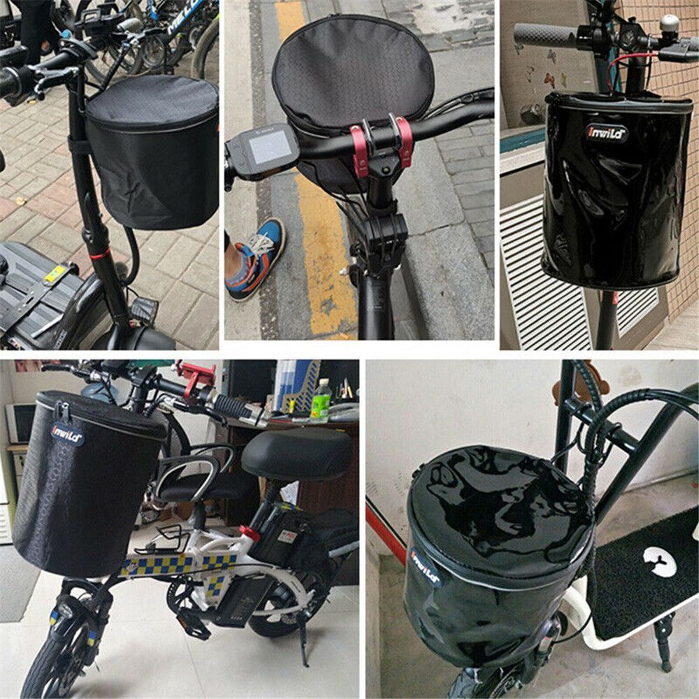 Pet Bag Shopping Picnic Bag Panniers Oxford Storage Foldable Bicycle Basket