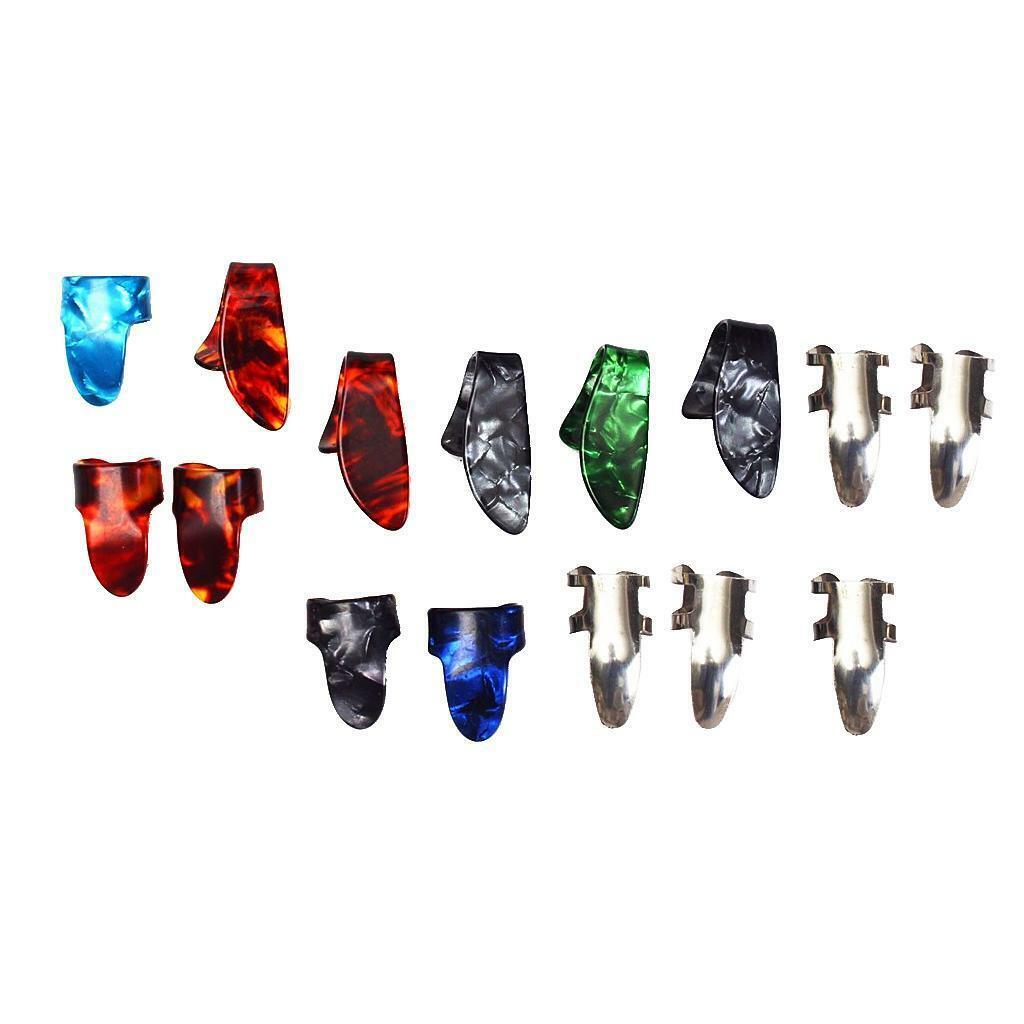 15 ×  - 5 Stainless Steel Index Finger , 5 Colorful  Finger , 5