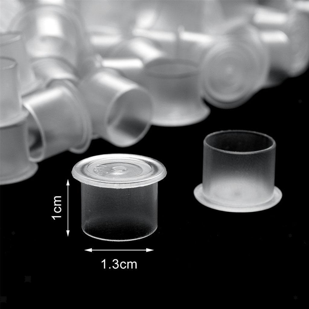 Lots Of Disposable Plastic Tattoo  Pigment Ink Holder Medium 100pcs