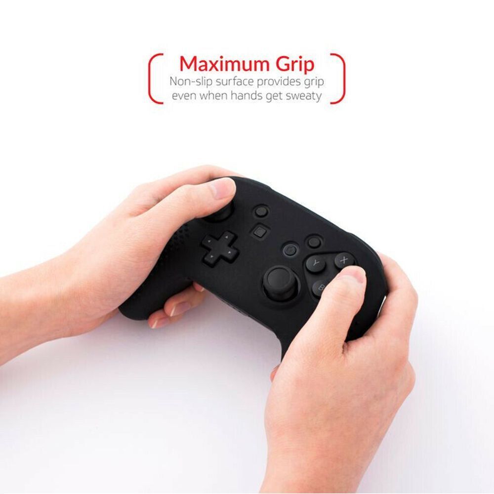 Grip Controller Protective Case Cover Silicone Skin For Nintendo Switch Pro