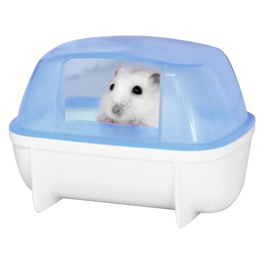 Hamster Cage Bathroom Bathtub Toilet Plastic Small Pet Sauna Bath Basin