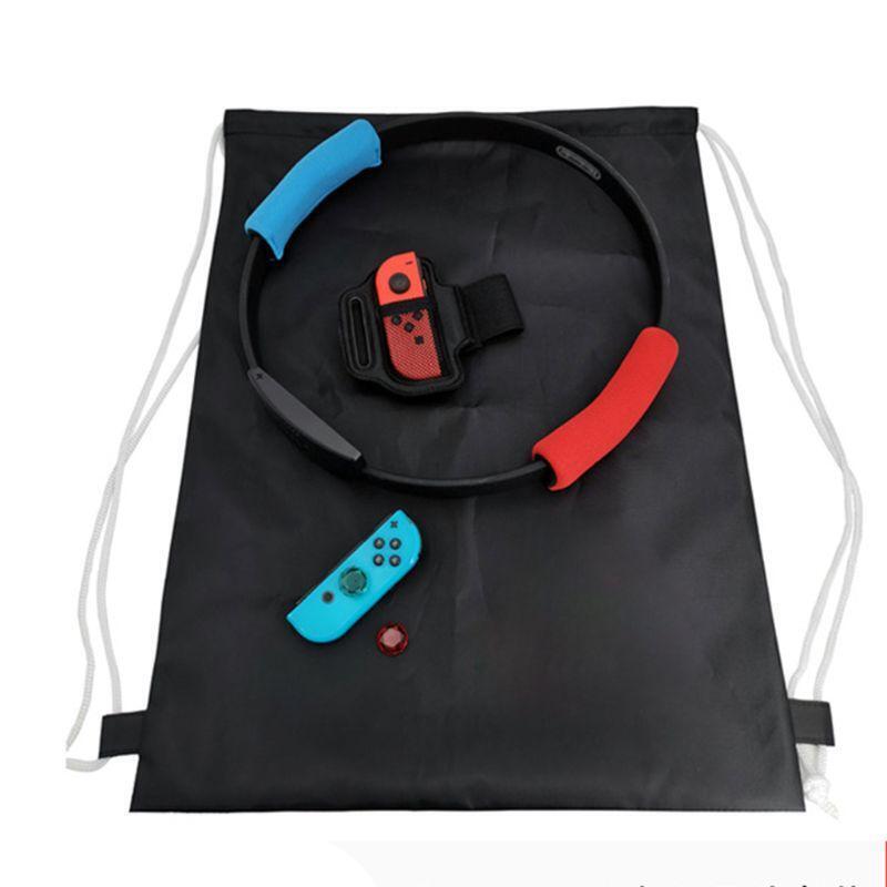 1Set 6In1 Elastic Leg Strap Sport Band Ring-Con Grips Rocker Cap for NS Switch
