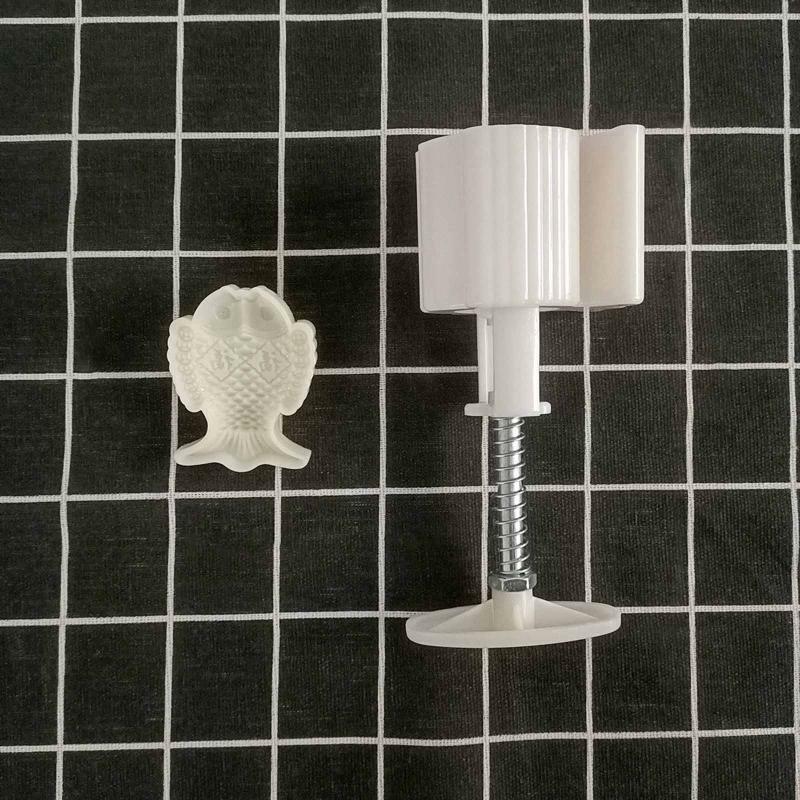 50g Moon Cake Mould Cartoon Fish Shaped DIY Baking Mould for Mid-Autumn Festival
