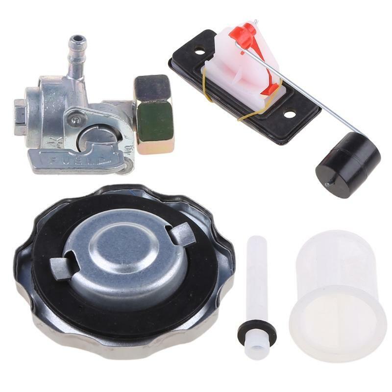 Universal 5 Gallon 7 Gallon Generator Gas Fuel Tank Valve Chrome Cap Engine