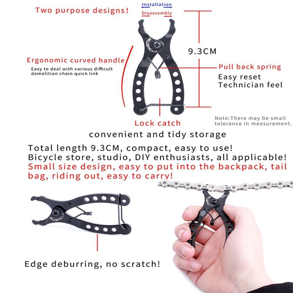 Kit Bike Chain Repair Cycling Chain Clamp Quick Link Tools Multi Link Plier