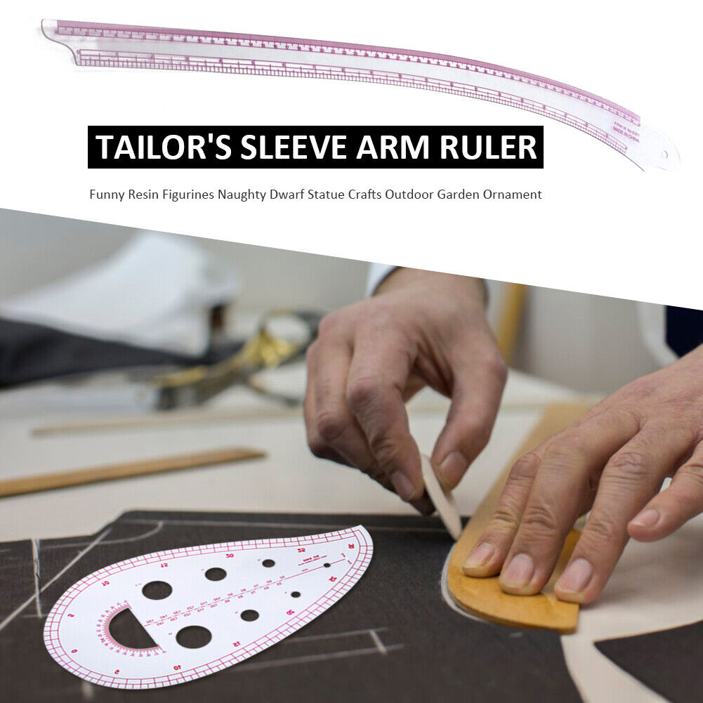 Plastic Tailor Curve Measuring Ruler Sleeve Arm French Curve Sewing Ruler