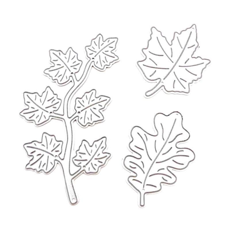 Plane Tree Leaves Die Cuts Plant Cutting Dies for Card Making DIY Album Bookmark