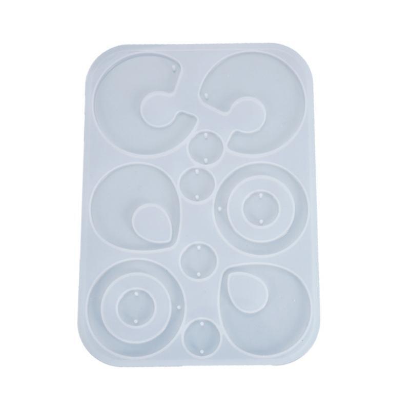 DIY Craft Decoration Mold Keychain Mold Earrings Keychain Danglers Silicone Mold
