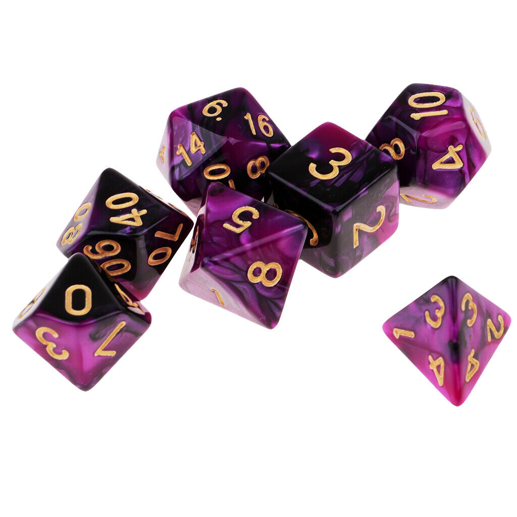 Polyhedral  Die  D8 D10 D12 D20 for DND RPG MTG  Supplies