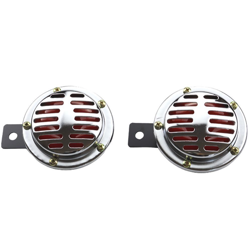Chrome Universal Car Air Horn Motorcycle Truck Super Loud Loud Car Horn Speaker