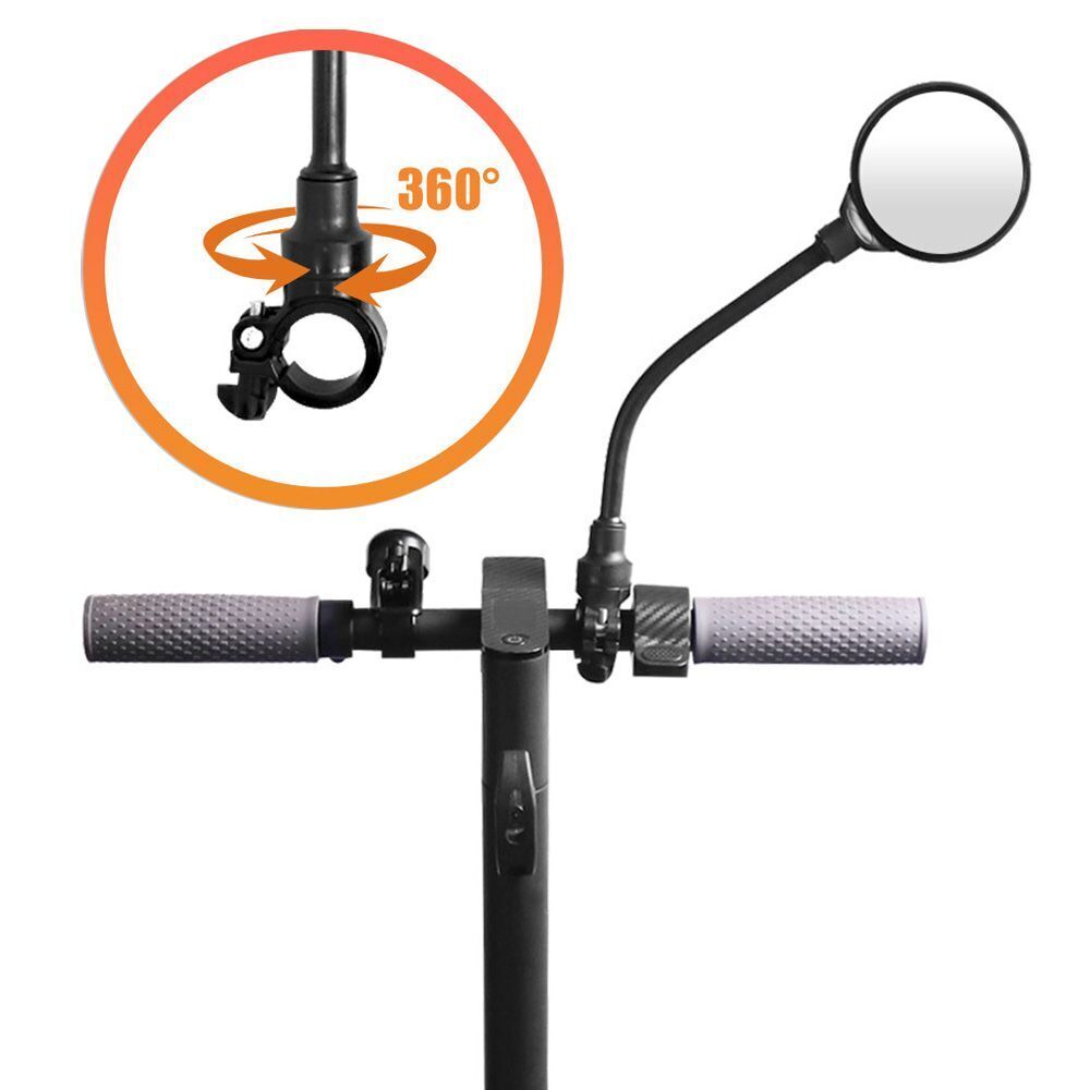 Scooter Rearview  Mirrors Cycling Rear View Handle Rearview Mirror Adjustable