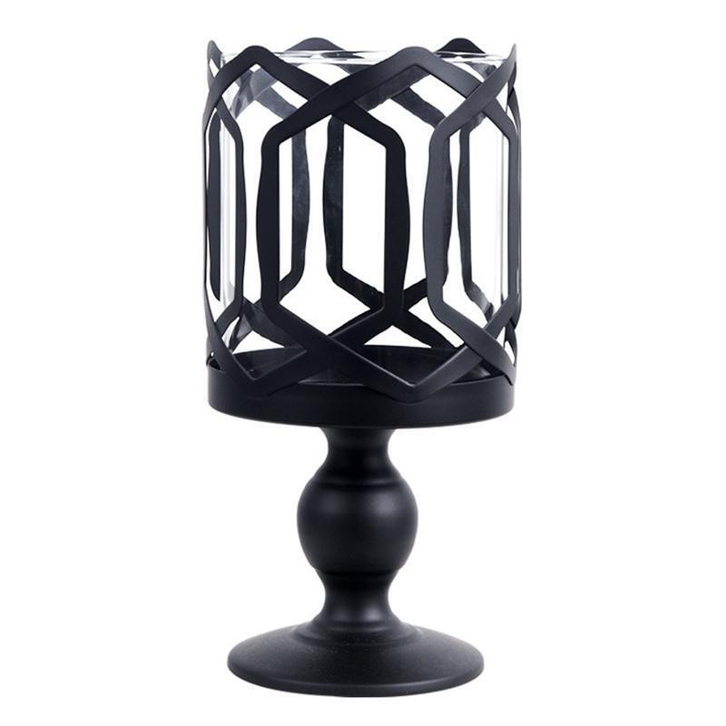 Nordic Metal Candelabra Candlestick Candle Holder Wedding Bar Party Home Decor