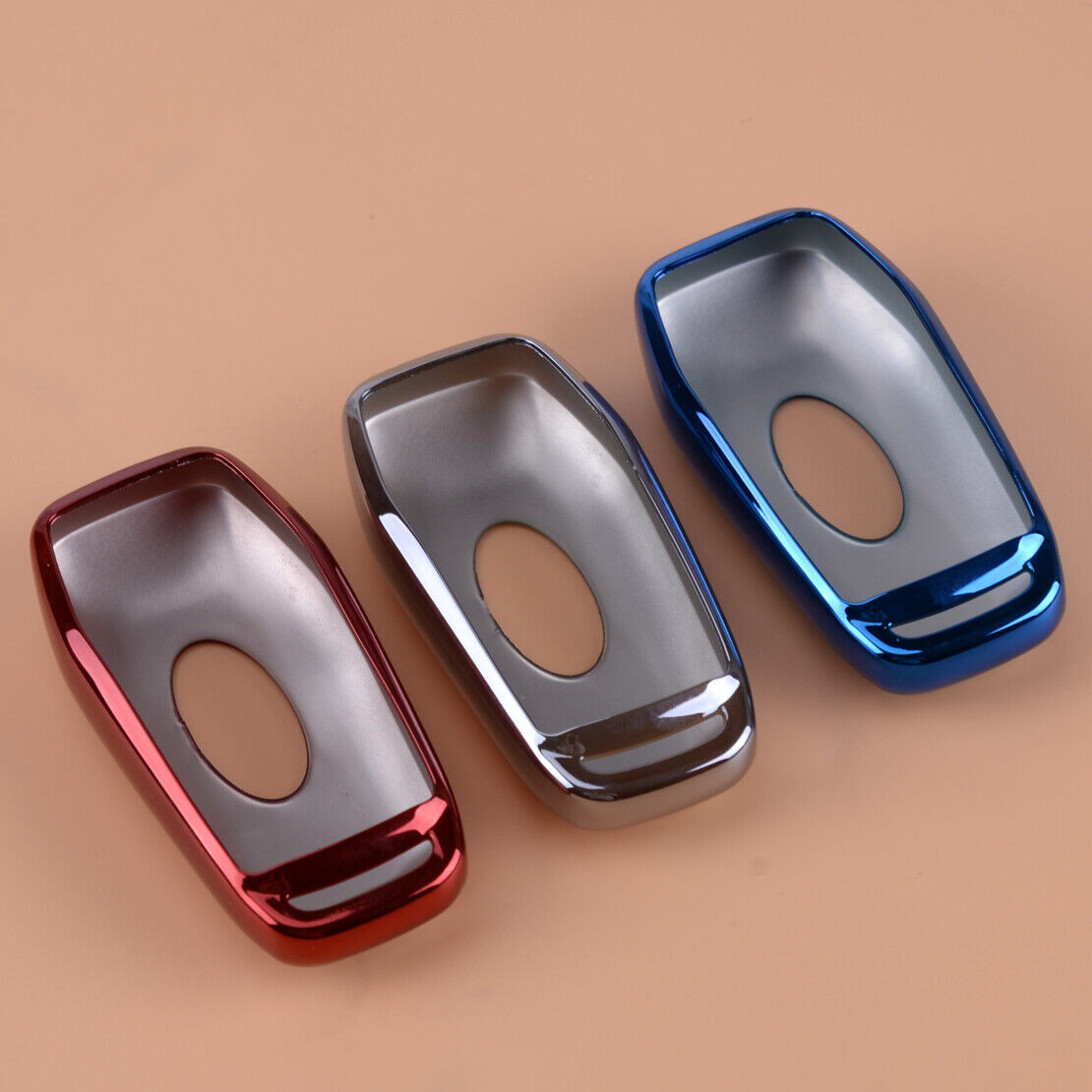 TPU Smart Remote Key Fob Cover Case Shell fit for Ford Fusion Mustang F-150 Li
