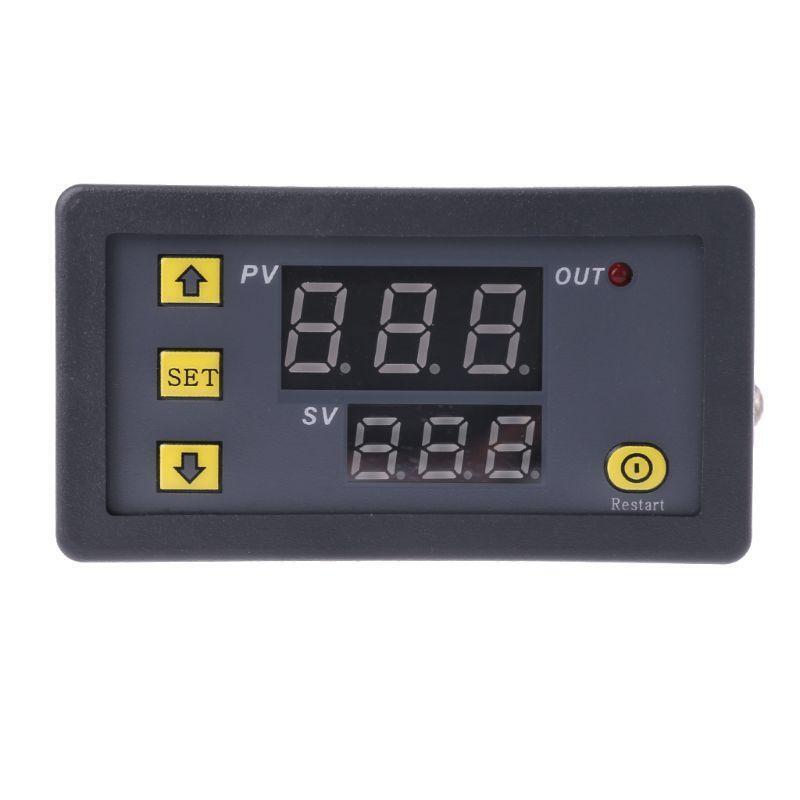 Dual Display Digital Temperature Controller M6 Probe Thermocouple Sensor Switch
