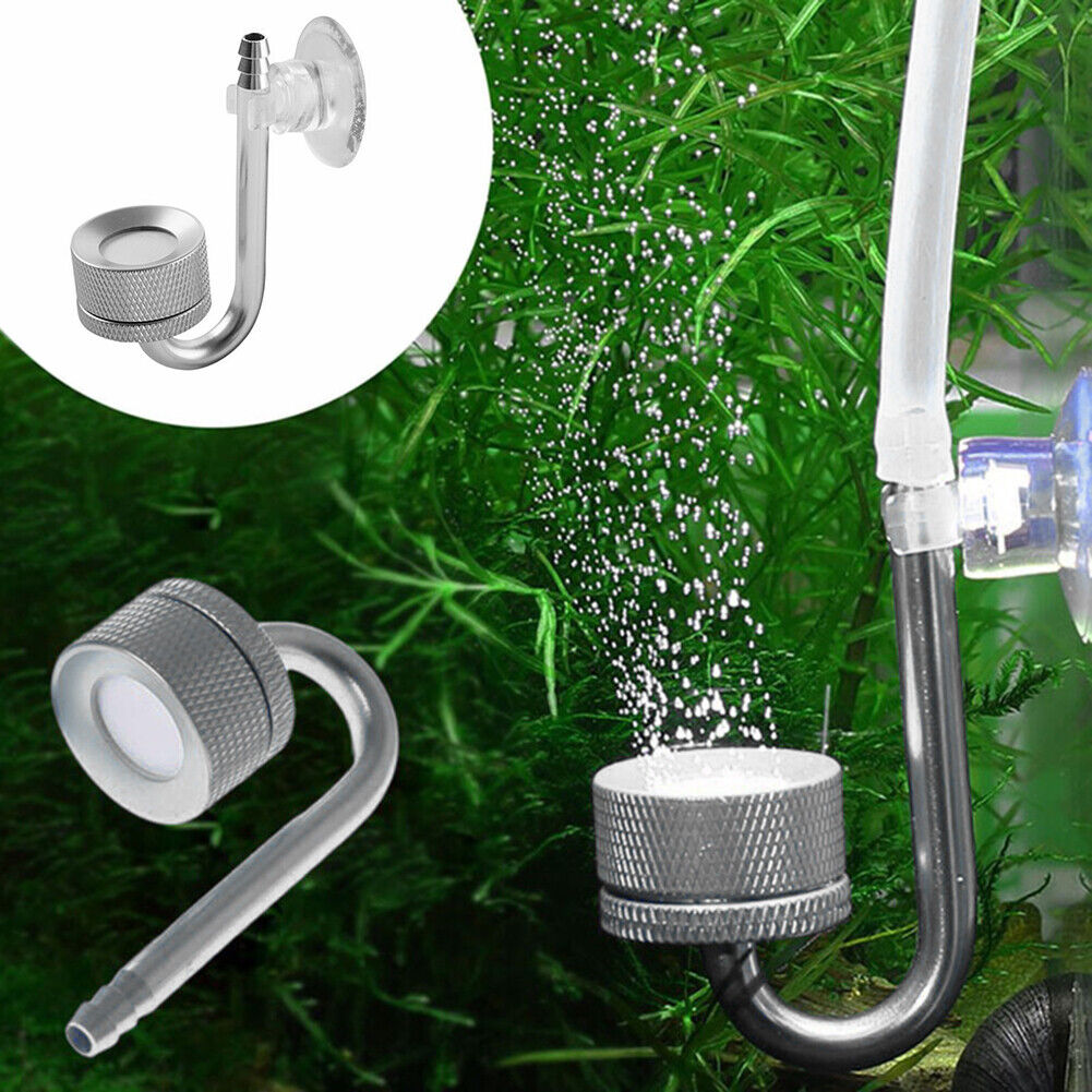 CO2 Atomizer System Diffuser Fish Tank Reactor Solenoid with Suction Cup