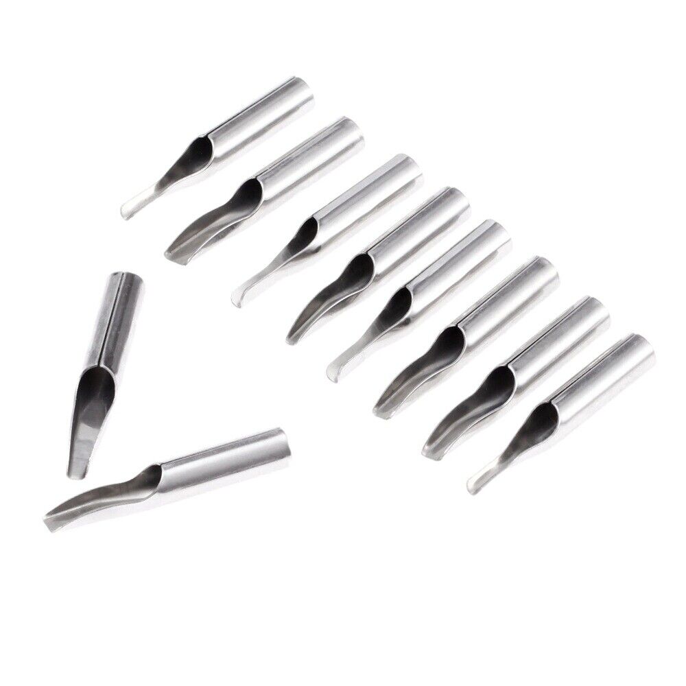 10Pcs Tattoo Nozzle Tips Professional Tattoo Nozzle Tips Kit 304 Stainless Steel