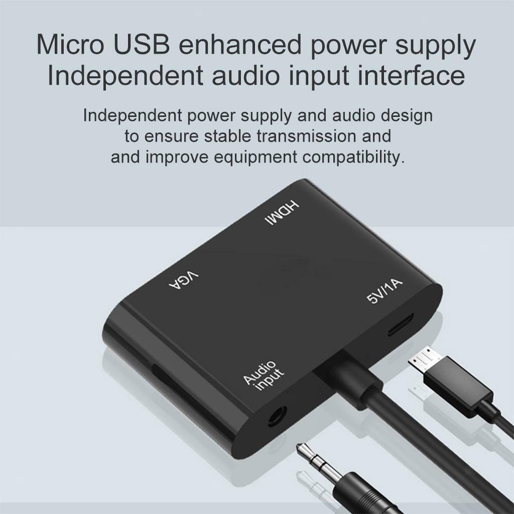 1080P   to VGA Adapter  to Analog Converter Cable  Laptop