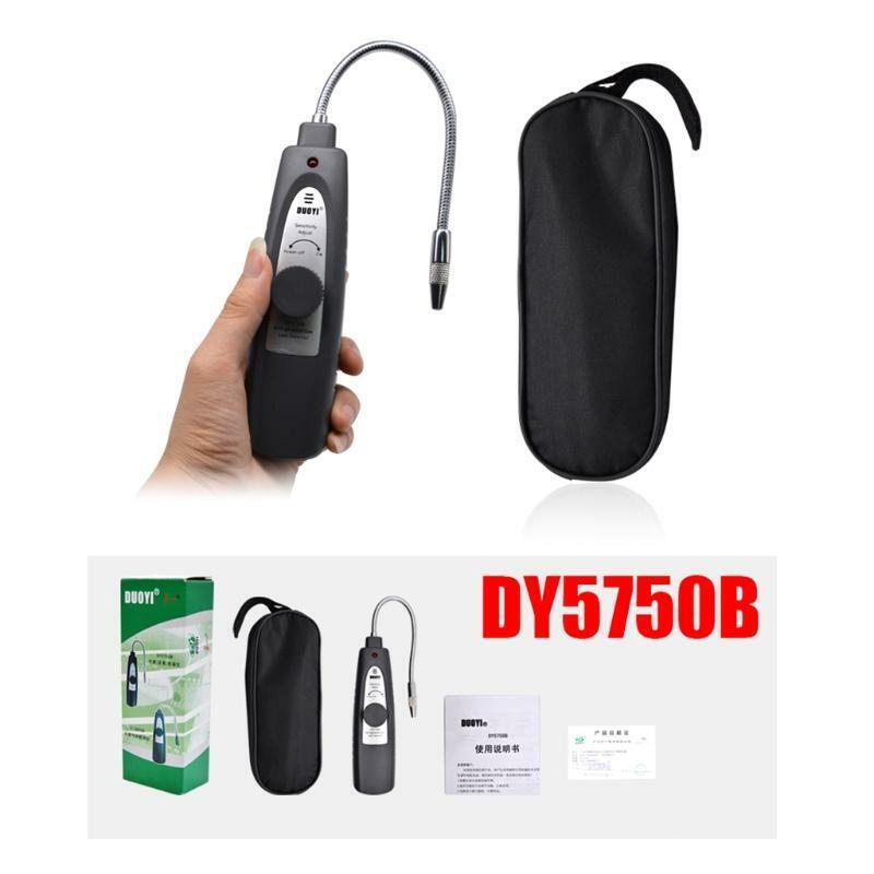HVAC Refrigerant Leak Detector Auto Halogen Leakage Tester with 9 Inches Probe