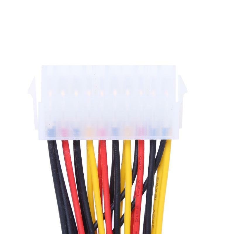 1PC ATX 20-Pin Femle to 24-Pin Male Power Supply Adapter Cable for Laptop PC