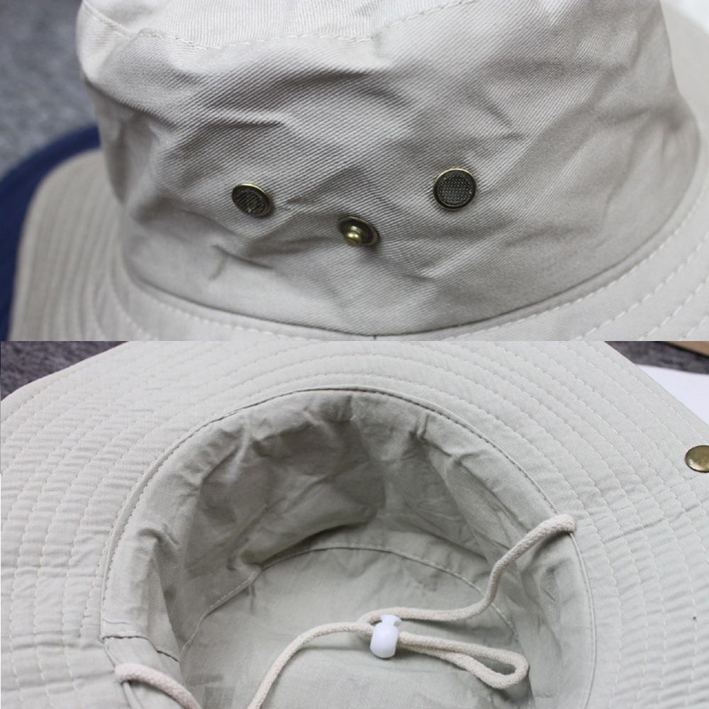 Flap Cap Cycling Cotton Anti-UV Sun Cap Fisherman's Hat Hiking Cap Fishing Hat