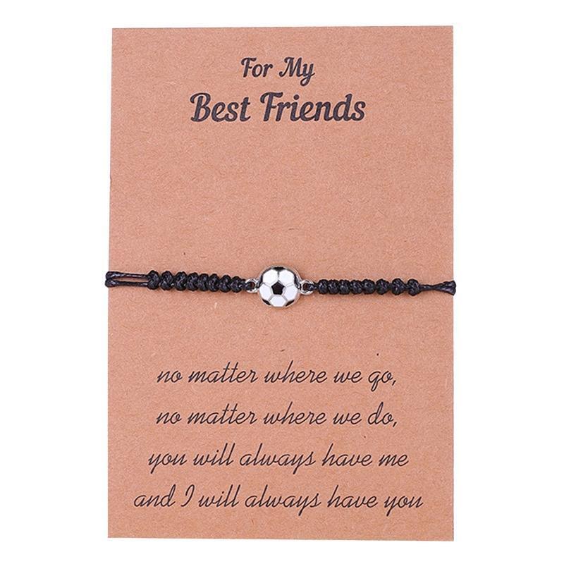 Adjustable Friendship Sport Jewelry Soccer Lovers Soccer Team Soccer Themed Gift