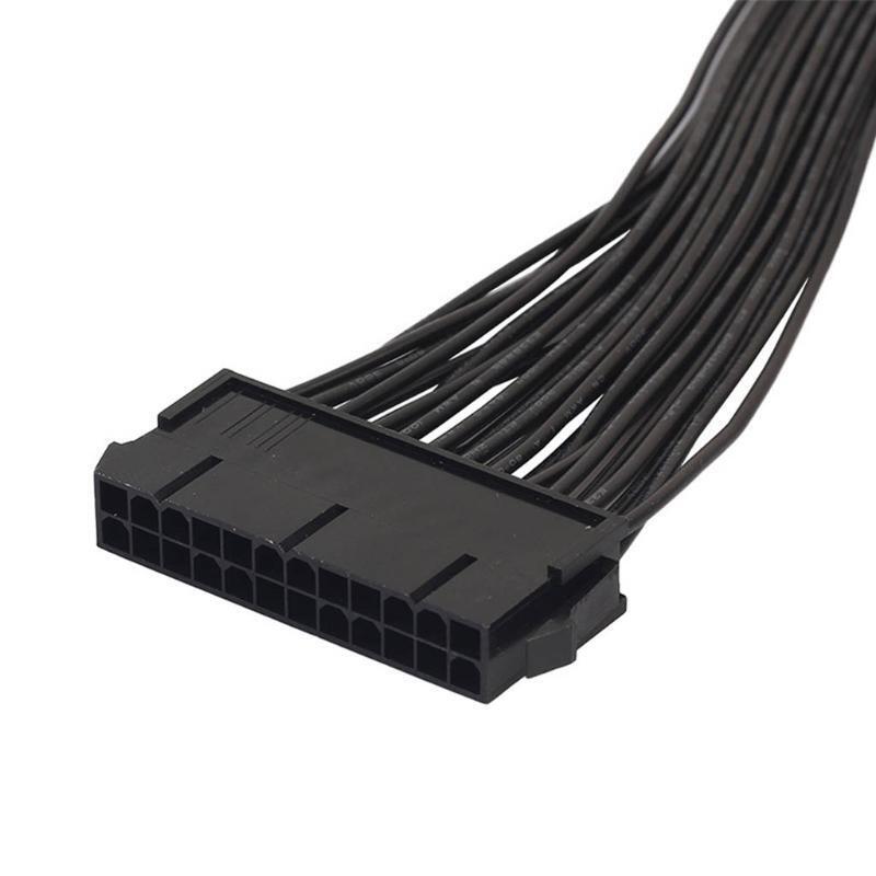 20+4 Pin Chassis Power Start line Three PSU Extension Cable (L 1ft/30cm)