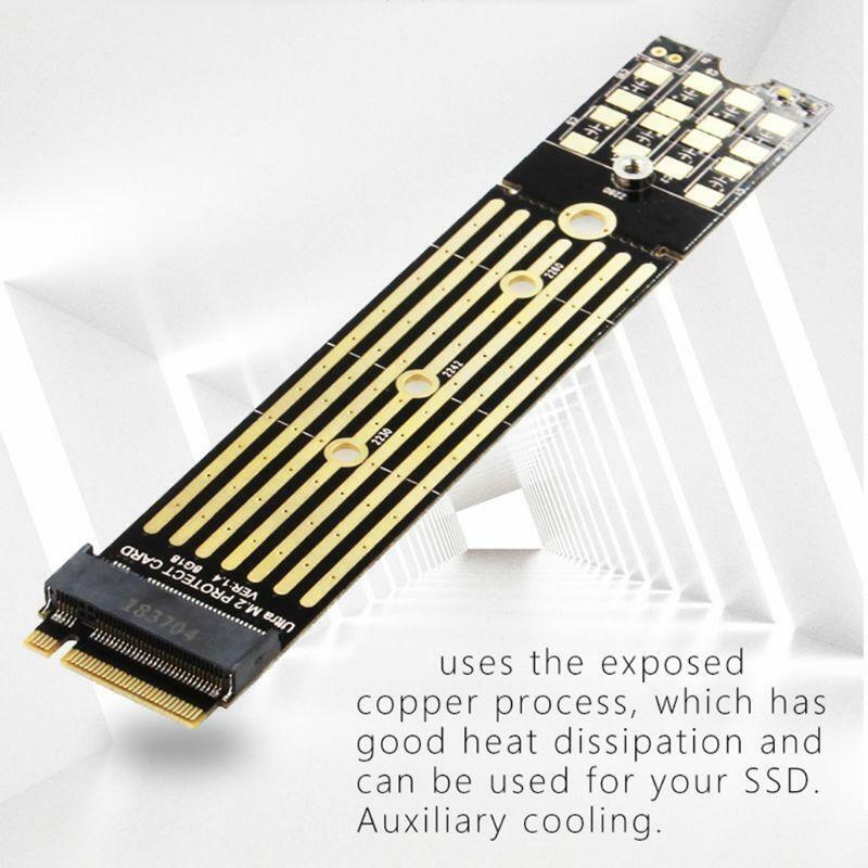 M.2 NVME Extend Protection Card 2280 to 22110 SSD DIY Power-off Protection Plate