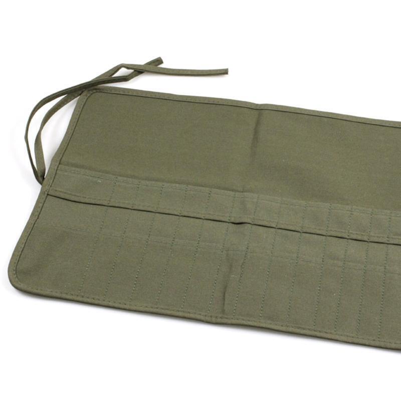 Portable Artist Paint Brush Bag Holder 30 Slots Roll Up Canvas Paint Brush Cases