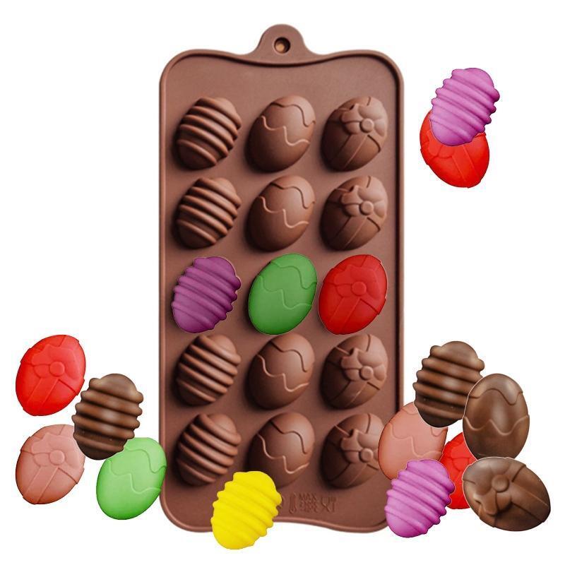 Baking Mold Easter Theme Cake Chocolate Supplies Egg Silicone Molds Flexible