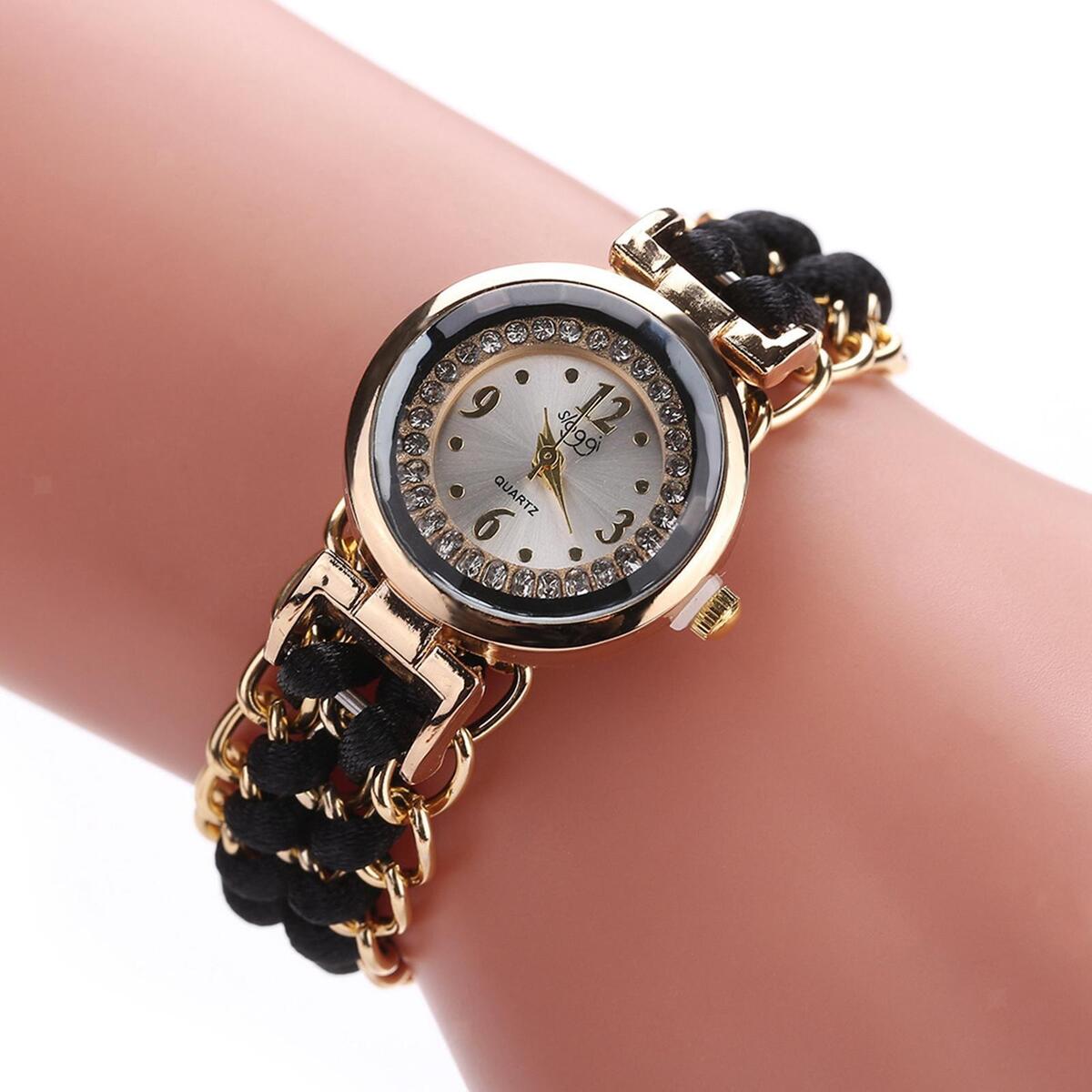 2x Fashion Lady Quartz Watch Elegant Wristwatches Wristband  Bracelet