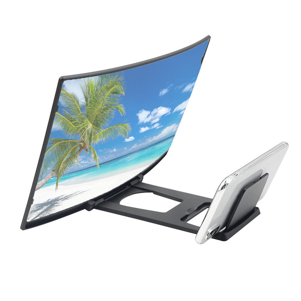 12 inch Curved Mobile Screen Amplifier Rack Movie Video Amplifying Holder