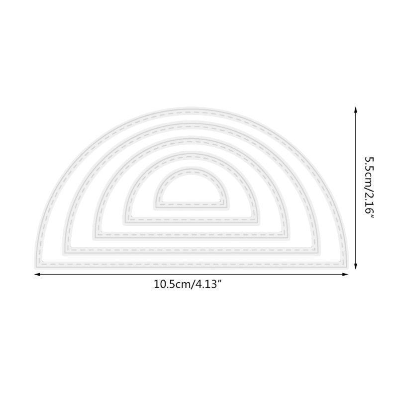 Semicircular Background Dies Craft Die Metal Cutting Dies Cut For DIY Paper Card